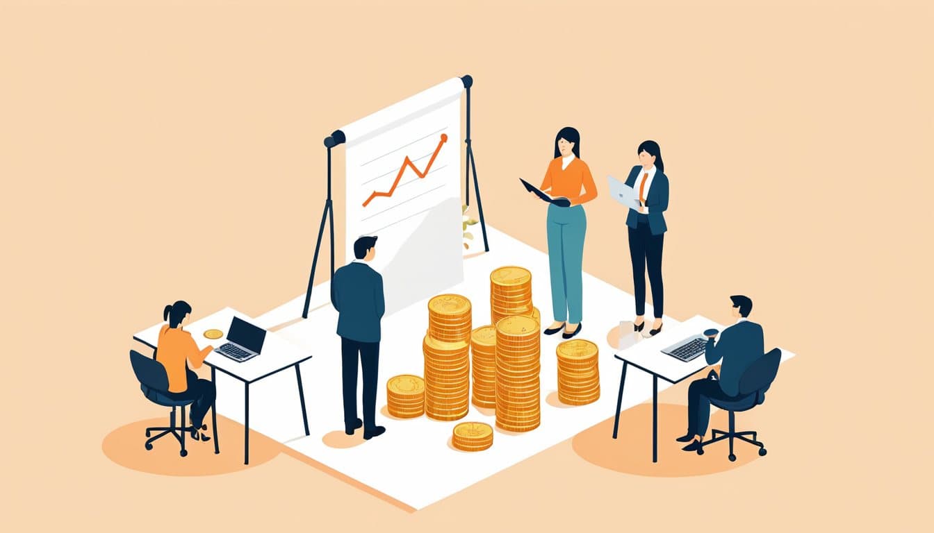 1人で全工程を担うフリーランスと、4人で分業する制作会社の人数の違い